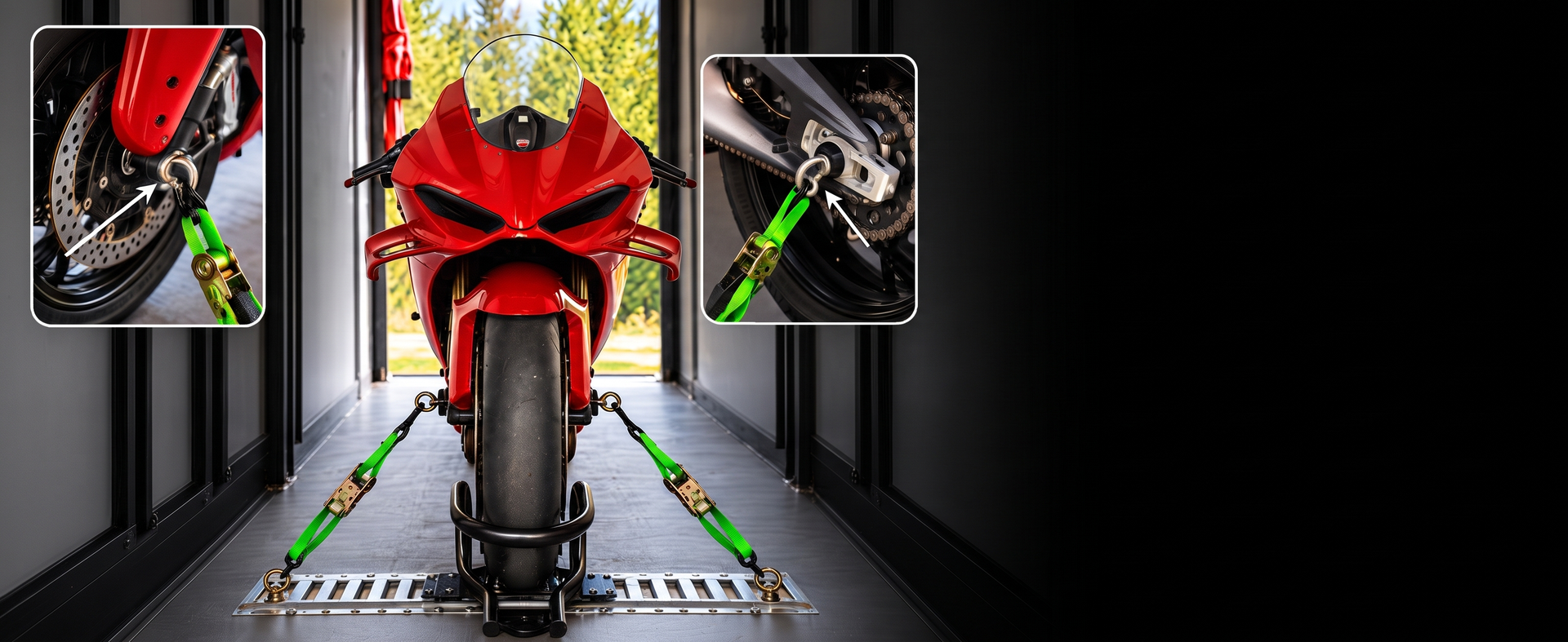 Axle Anchor attachment points on motorcycle axles